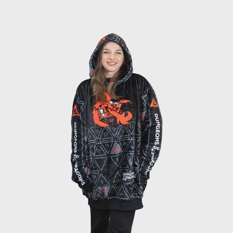 Hasbro Dungeons &amp; Dragons Snugible | Blanket Hoodie &amp; Pillow