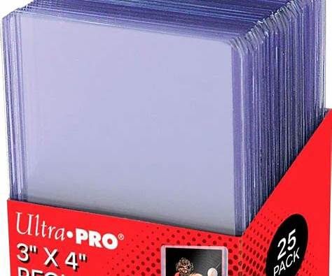 Toploader: 3in x 4in Clear Regular (25)