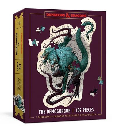 Dungeons &amp; Dragons Mini Shaped Jigsaw Puzzle: The Demogorgon Edition