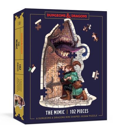 Dungeons &amp; Dragons Mini Shaped Jigsaw Puzzle: The Mimic Edition