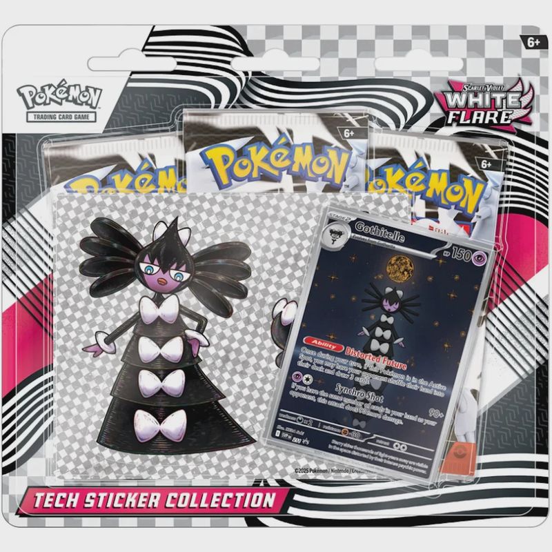 Pokémon White Flare Tech Sticker Collection
