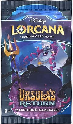 Lorcana Trading Card Game - 12 Additional Game Cards Ursula's Return