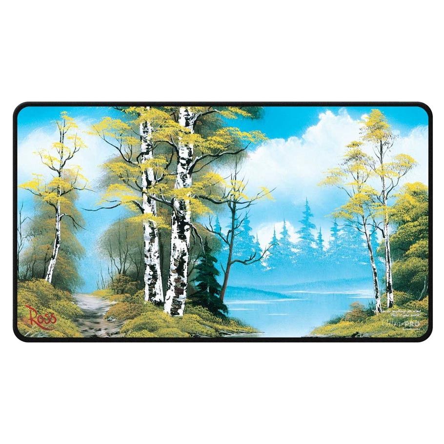 Playmat: Stitched Edge: Bob Ross: Lakeside Path