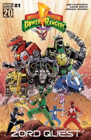 Mighty Morphin Power Rangers: Zord Quest #1 A Main (Dressed, Smith)