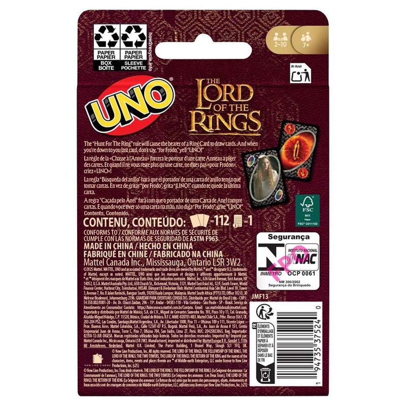 UNO: Lord of the Rings