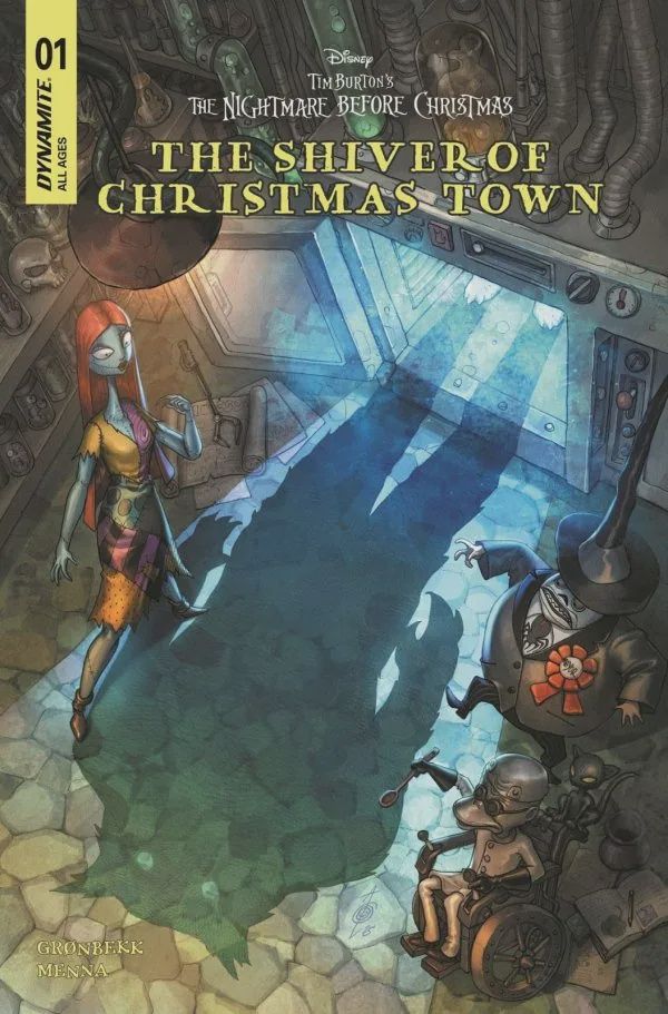 TIM BURTONS THE NIGHTMARE BEFORE CHRISTMAS: THE SHIVER OF CHRISTMAS TOWN #3 CVR A JAE LEE