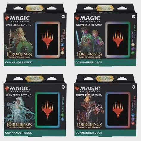 Magic the Gathering: Lord of the Rings Commander Decks