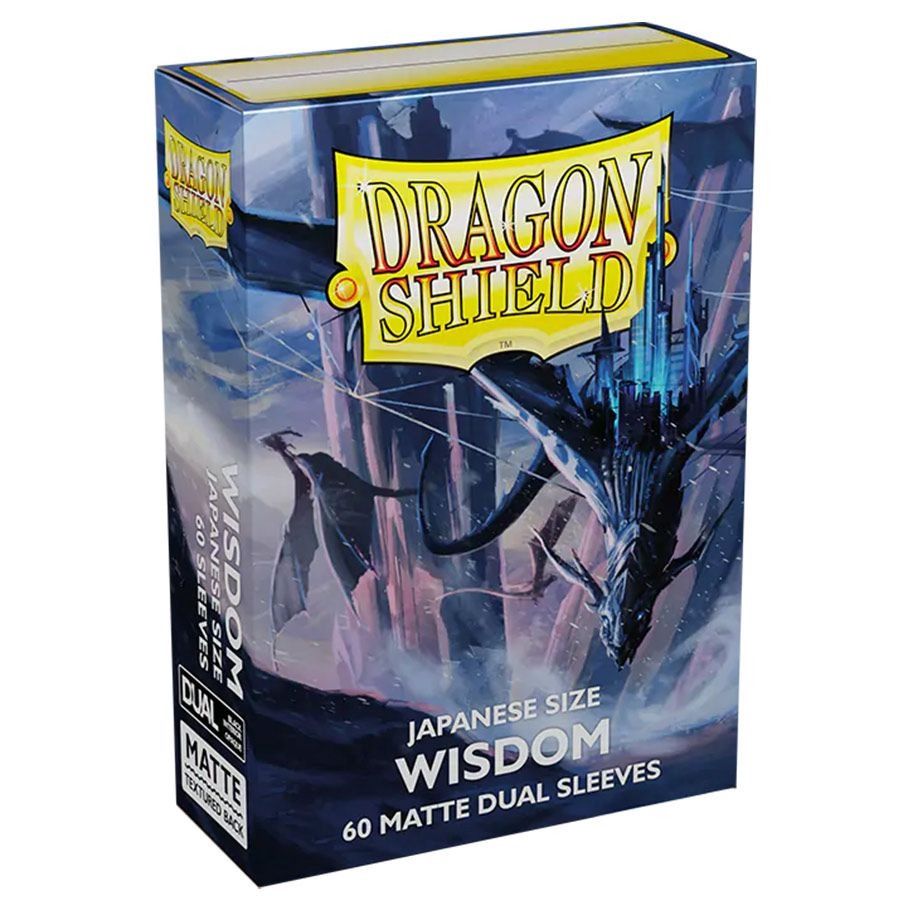 Deck Protector: Dragon Shield: Japanese: Dual Matte Wisdom (60)