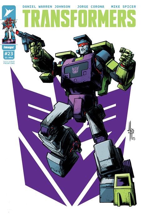 TRANSFORMERS #23 2ND PTG CVR A JASON HOWARD DECEPTICON