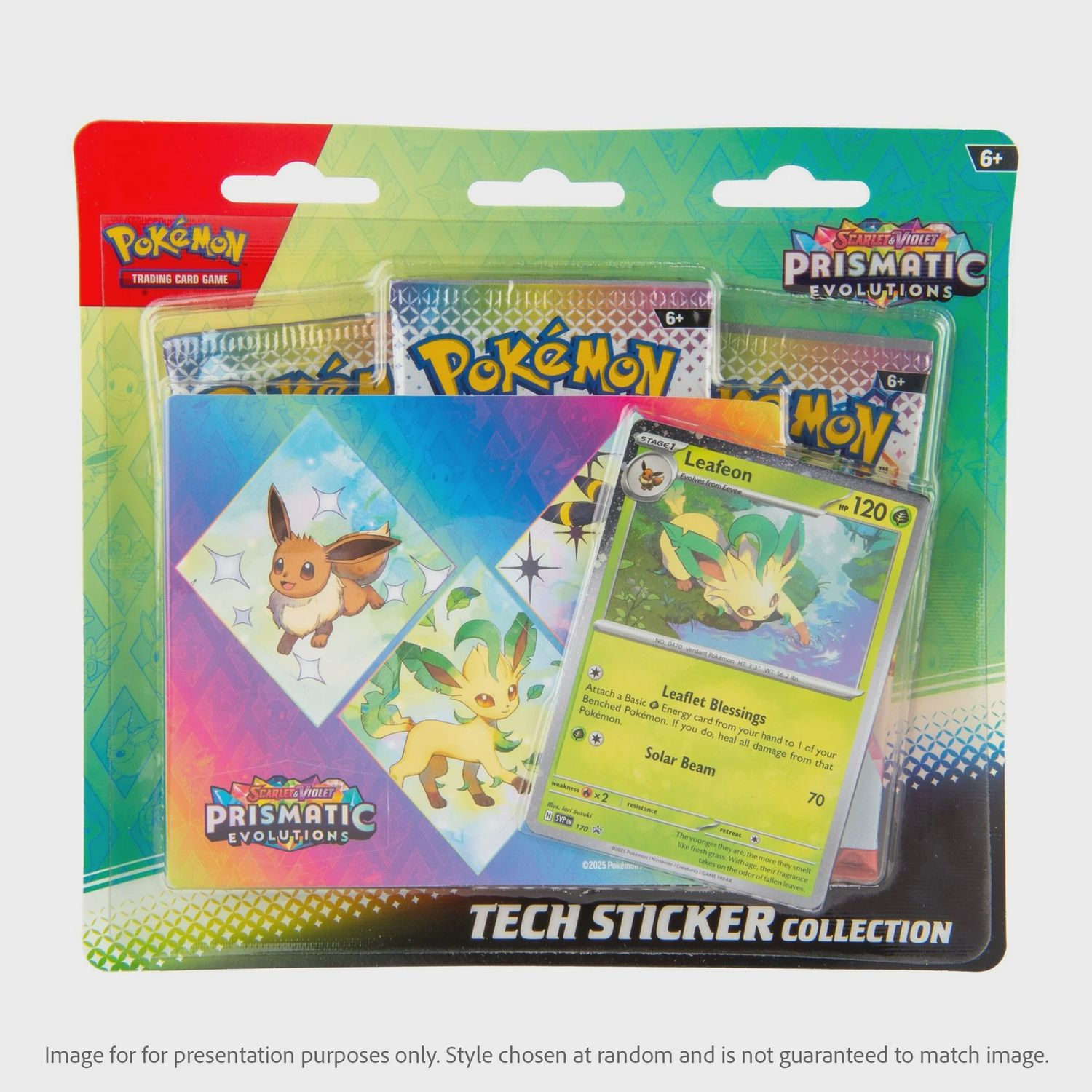 Pokémon SV Prismatic Evolutions Tech Sticker Collection