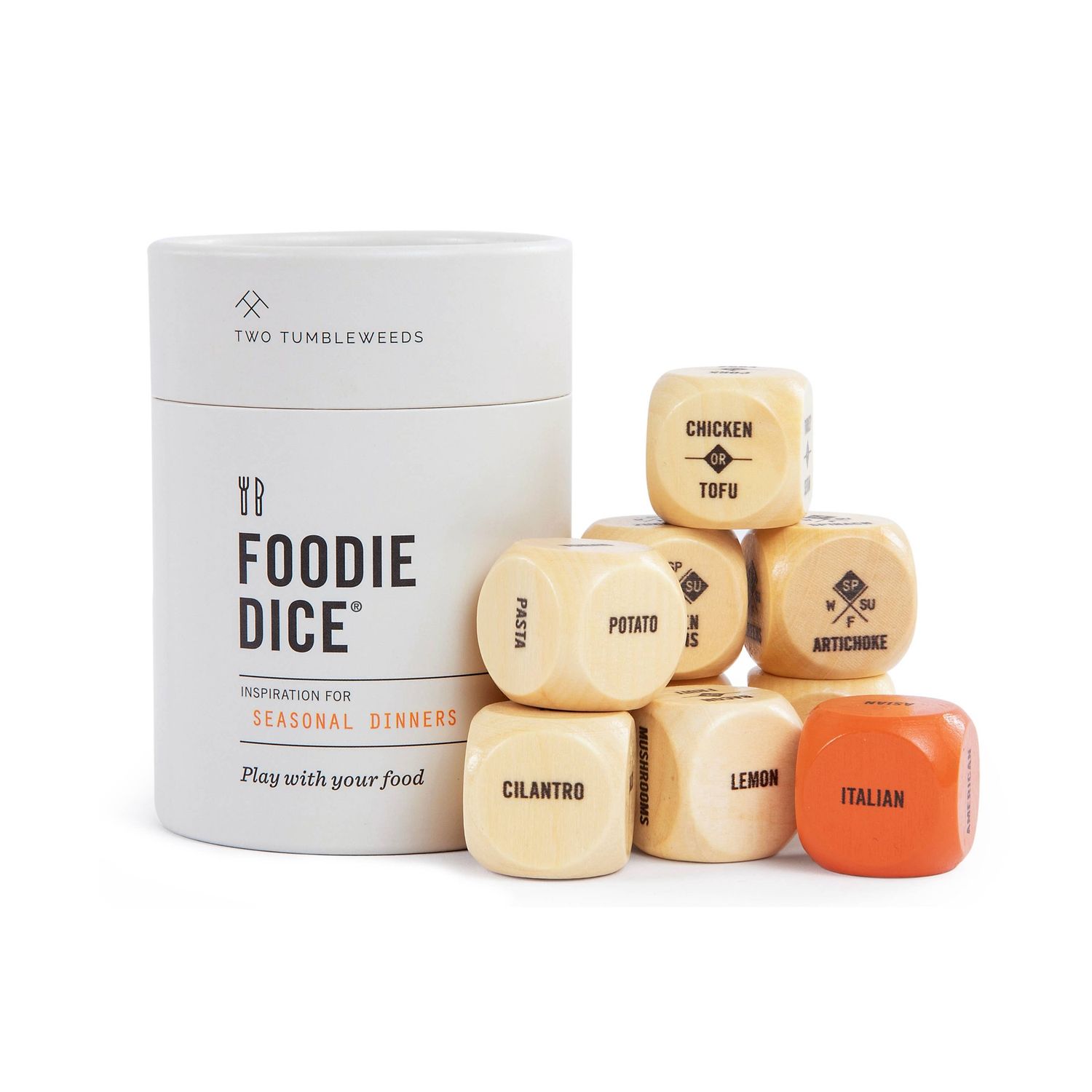 Foodie Dice - Inspiration for Seasonal Dinners