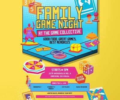 Family Game Night 5/23/2026 5PM-12AM