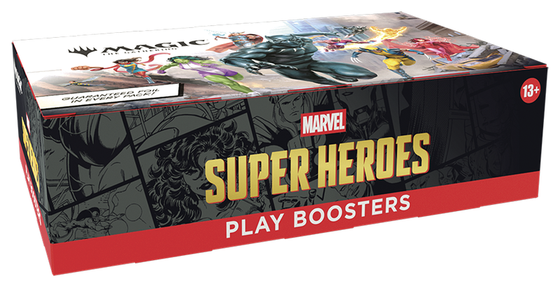 Magic The Gathering: Marvel Super Heroes Play Booster Display