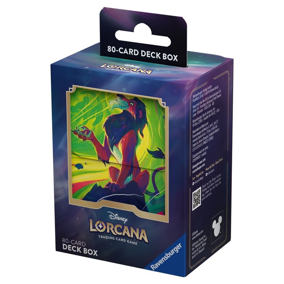 Deck Box: Disney Lorcana: Set 6: Azurite Sea (Scar)