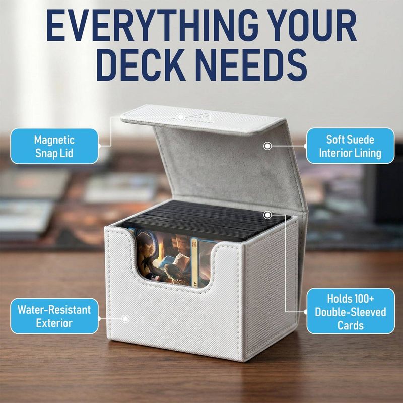 White MTG Deck Box