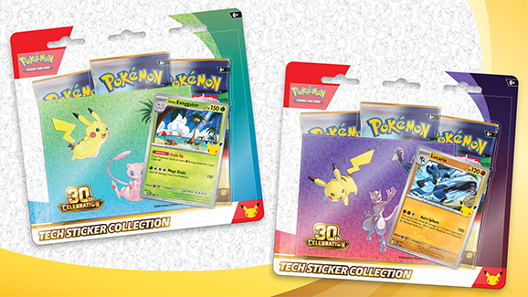 Pokémon 30th Celebration Tech Sticker Collection