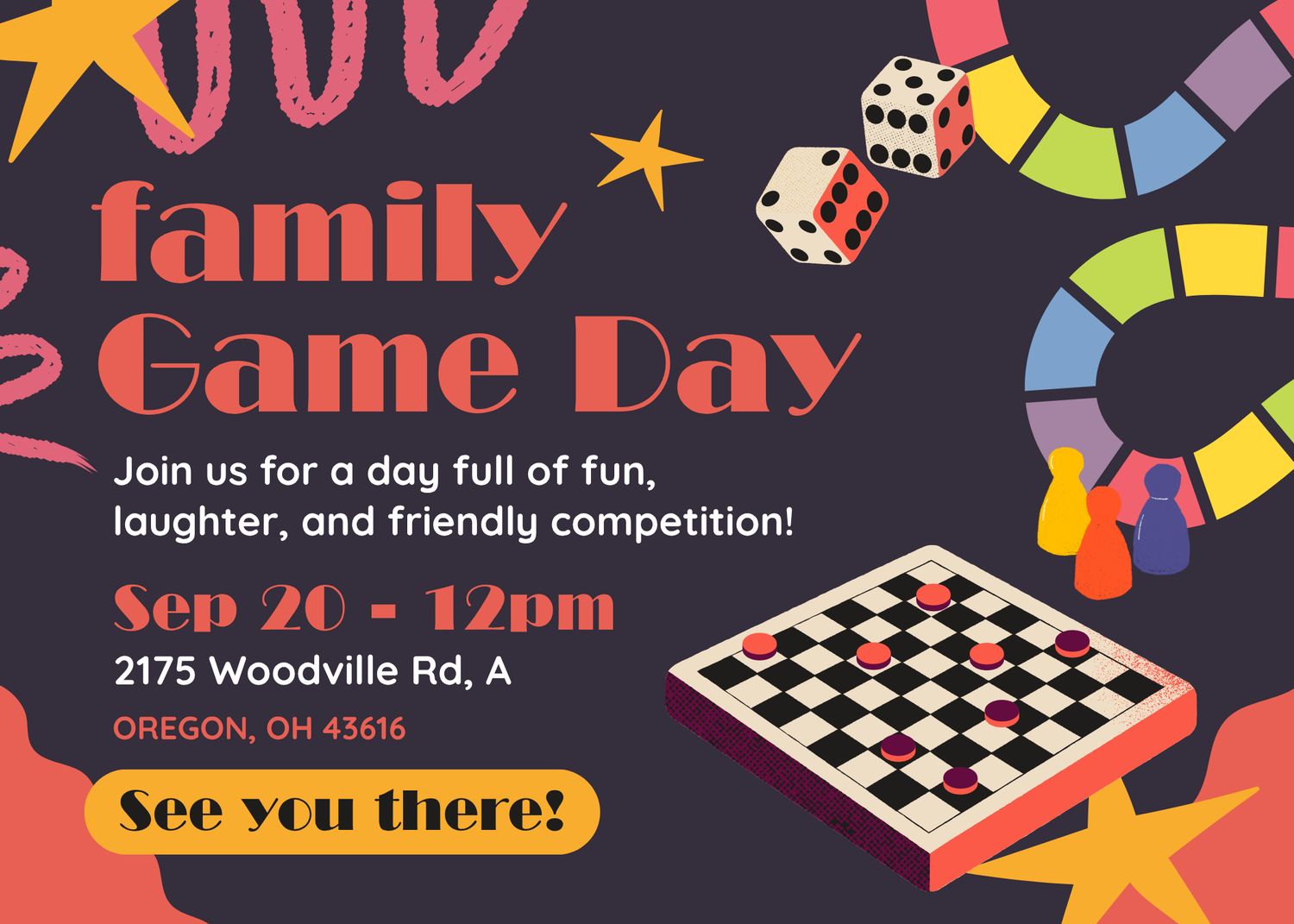 Family Game Day 9/20/2026 @ 12pm
