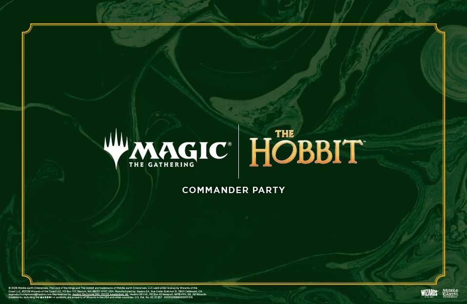 Magic: The Gathering – The Hobbit Commander Party 9/20/2026 @ 12pm