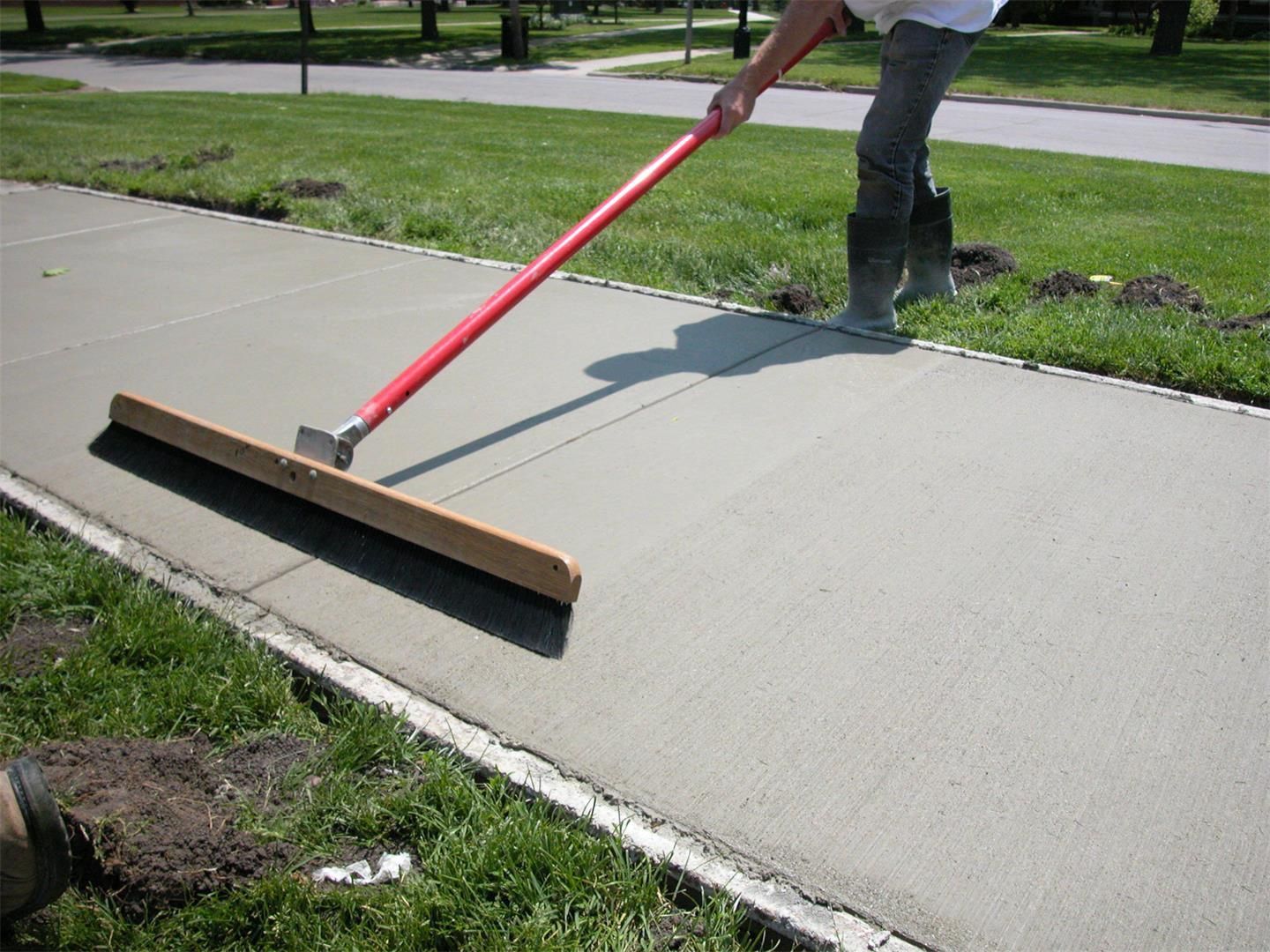 Marshalltown Wood Backed Concrete Brooms