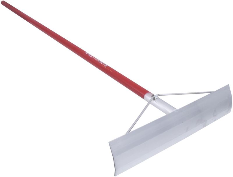 Marshalltown Aluminum Open Angle Round Handled Pull Crete w/ 60" Aluminum Handle