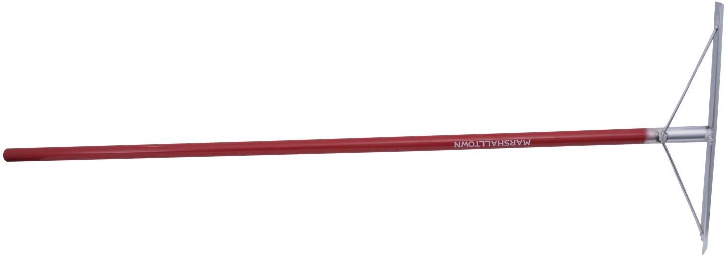 Marshalltown Aluminum Open Angle Round Handled Pull Crete w/ 60" Aluminum Handle