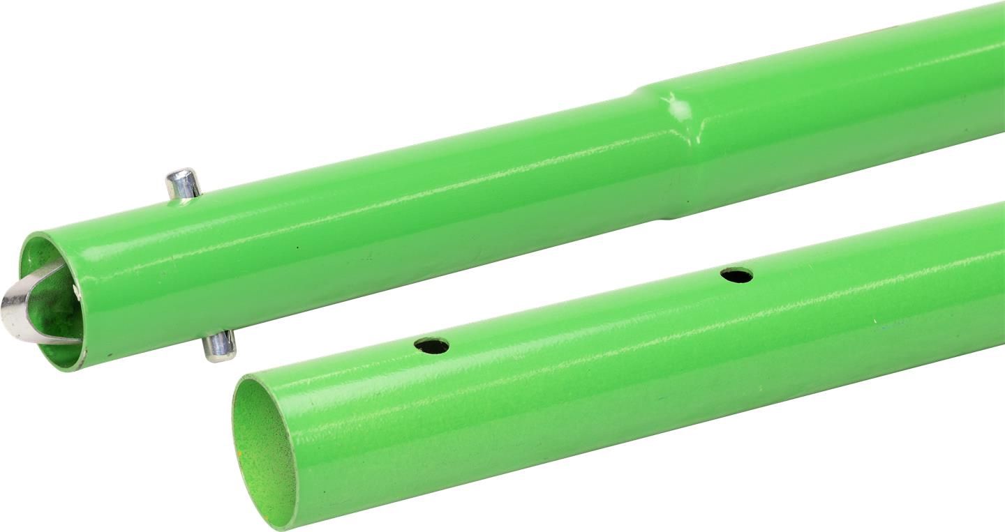 Marshalltown Round Section Handle: Green Powder-Coated Aluminum 72"