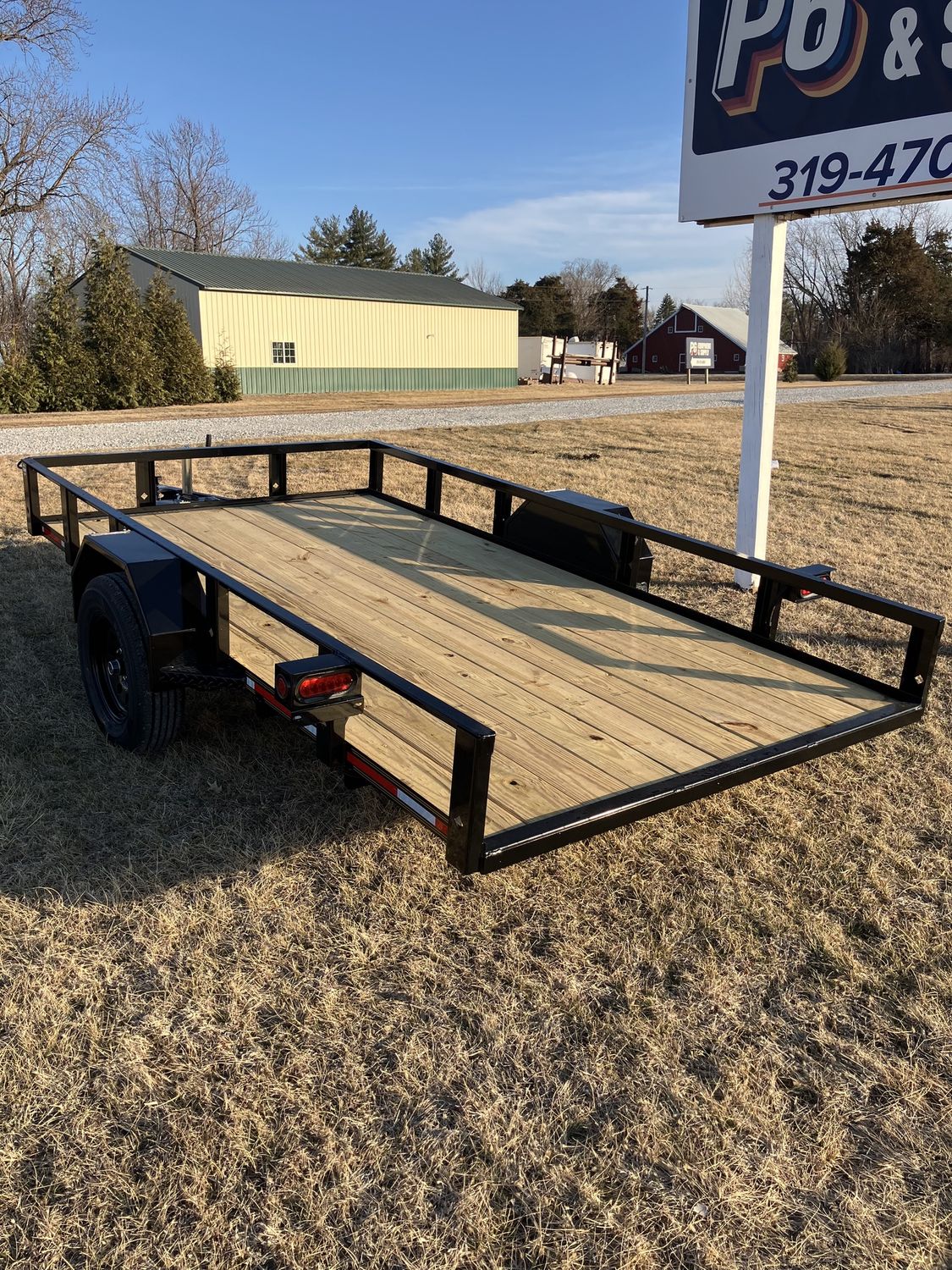 Heartland 12' Single Tilt Utility Trailer