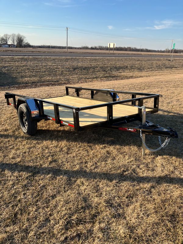 Heartland 12' Single Tilt Utility Trailer