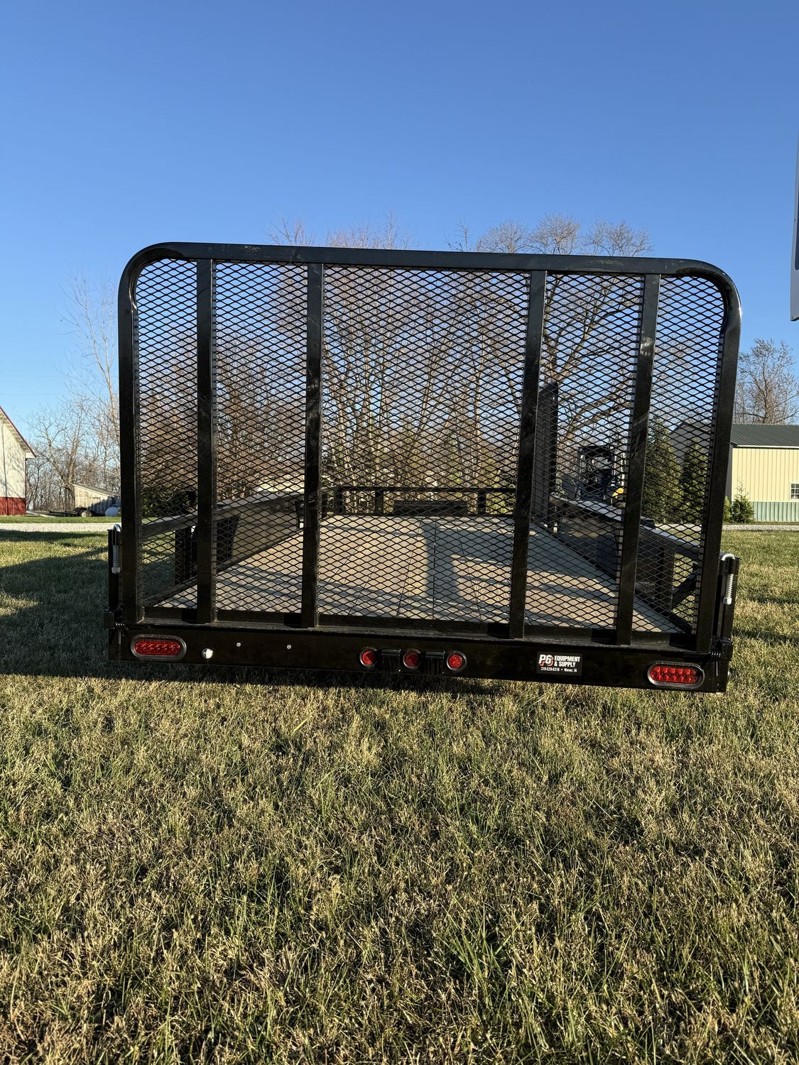 Heartland 18' Tandem Utility Trailer Extra Wide W/Side Gate &amp; Toolbox