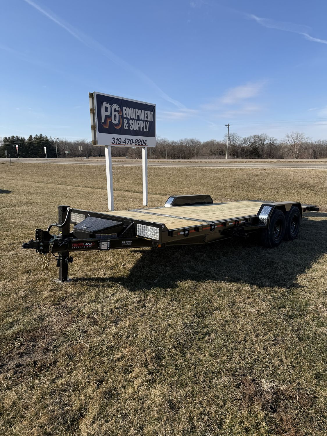 Heartland 22' Super Duty Sure Tilt W/ Tool Box &amp; Cushion Cylinder 14K GVW