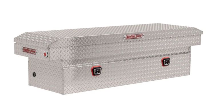 Weather Guard ® Aluminum Full Size Extra Wide Toolbox 15.5 CU FT, Colour: Clear