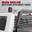 Weather Guard ® Aluminum Louvered Headache Rack, Black