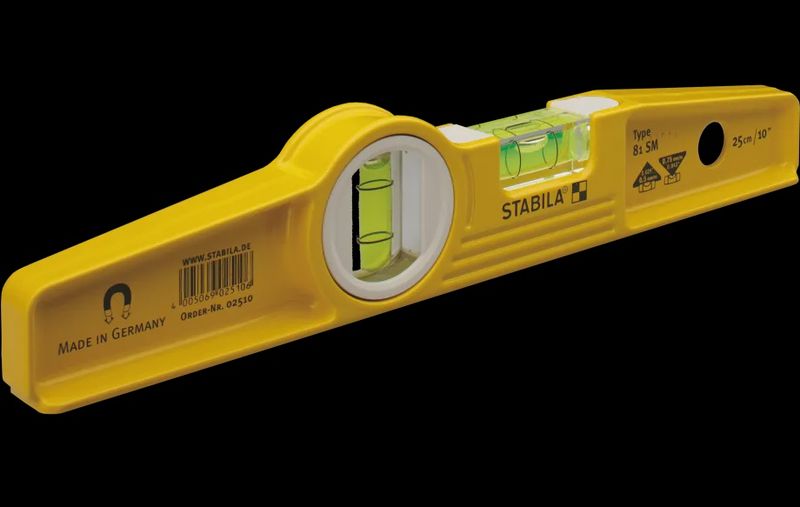 Stabila ® Type 81SM Die Cast Magnetic Torpedo Level, 10"