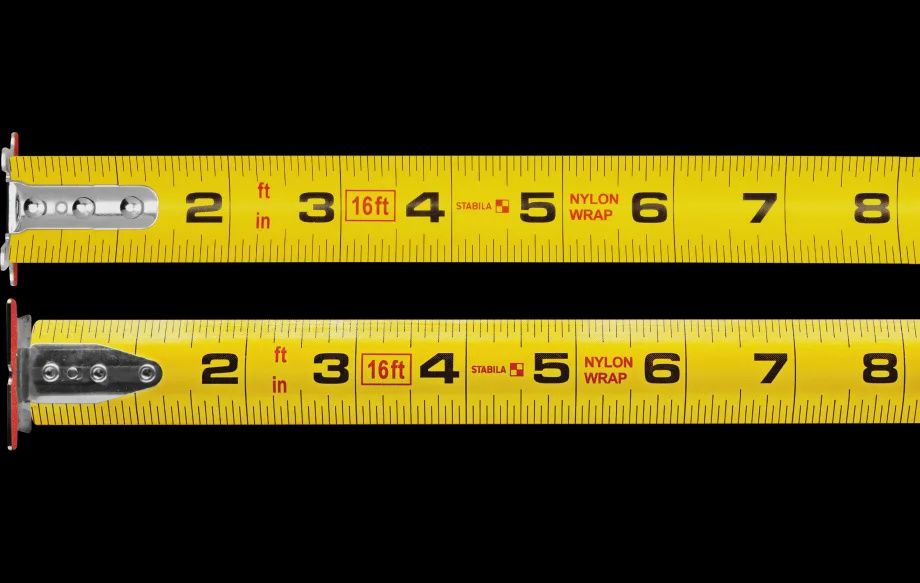 Stabila ® Pocket Tape BM 300, Inch scaling