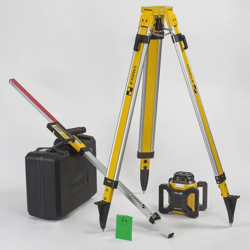 Stabila ® LAR 160 G Rotary Laser Set with Tripod and Grade Rod