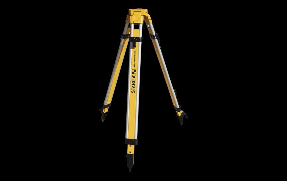 Stabila ® BST-S Fixed Head Construction Tripod, 39 in – 63 in (100 cm –160 cm)