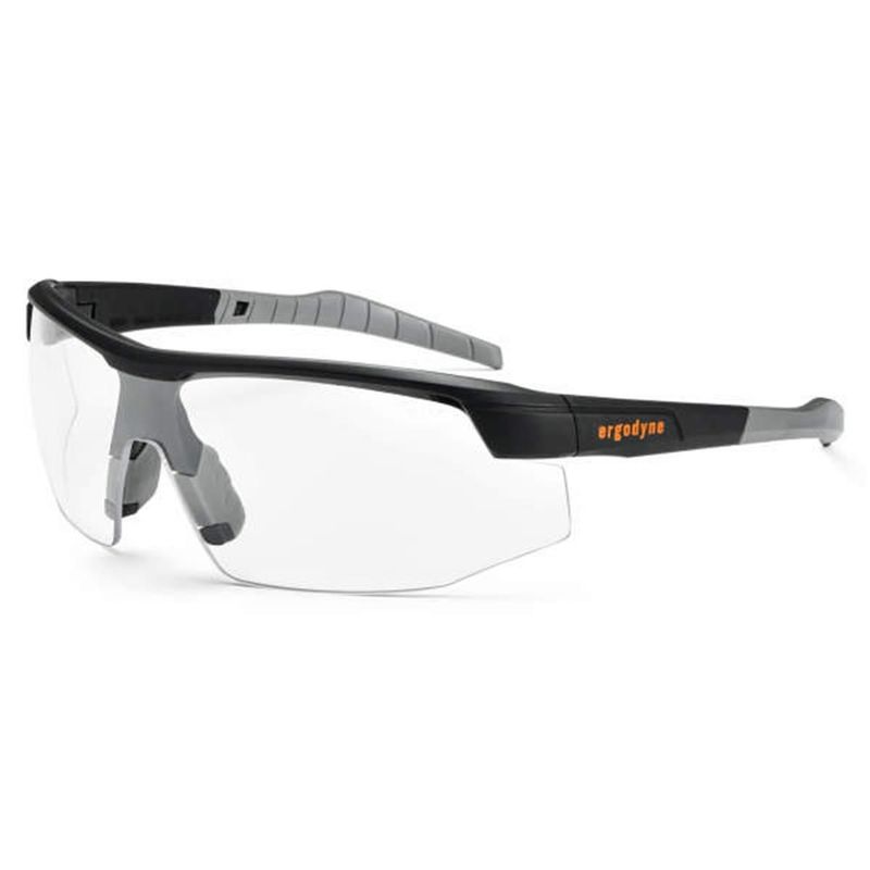 Ergodyne SKOLL Clear Lens Matte Black Safety Glasses