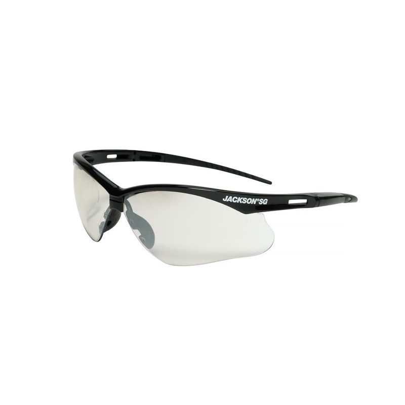 Jackson Safety Glasses - SG Series - Indoor/Outdoor Lens - Black Frame - Hardcoat Anti-Scratch - Indoor/Outdoor
