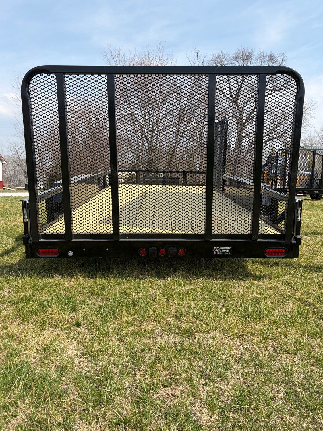 Heartland 16' Tandem Utility Trailer Extra Wide W/ Side Gate &amp; Toolbox