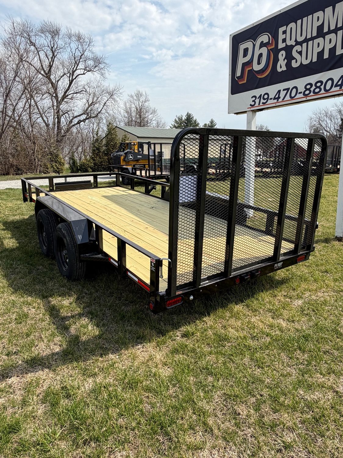 Heartland 16' Tandem Utility Trailer Extra Wide W/ Tool Box