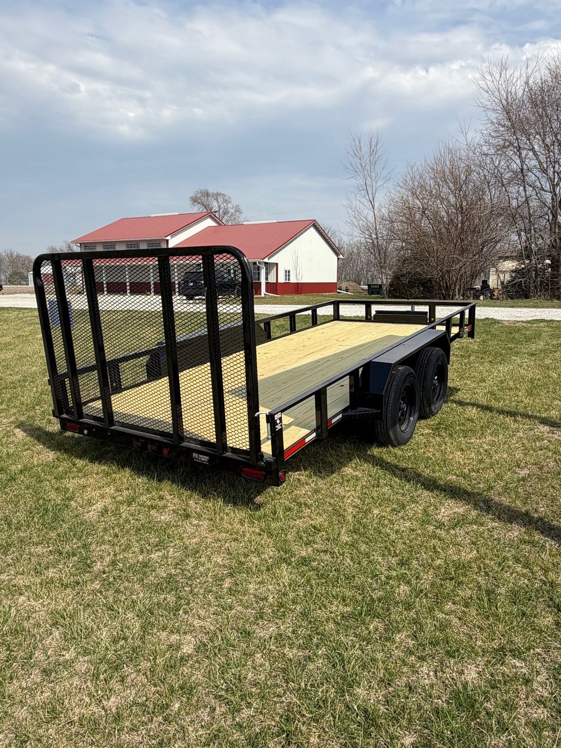Heartland 16' Tandem Utility Trailer Extra Wide W/ Tool Box