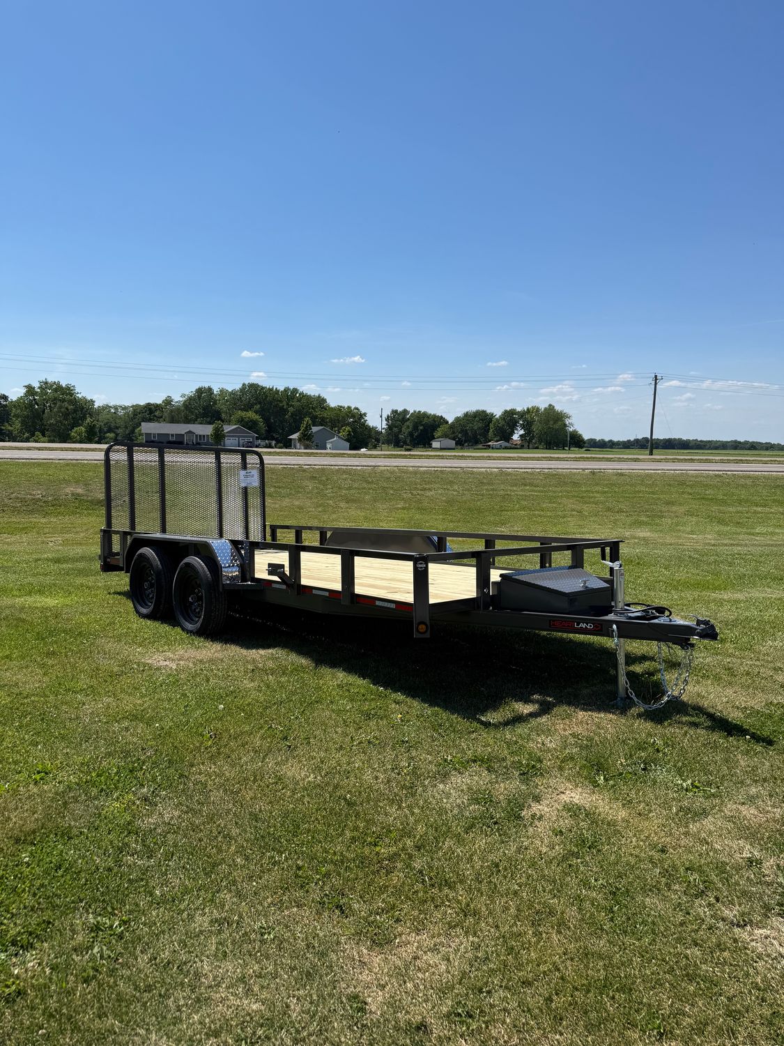 Heartland 16' Tandem Utility Trailer Extra Wide W/ Tool Box