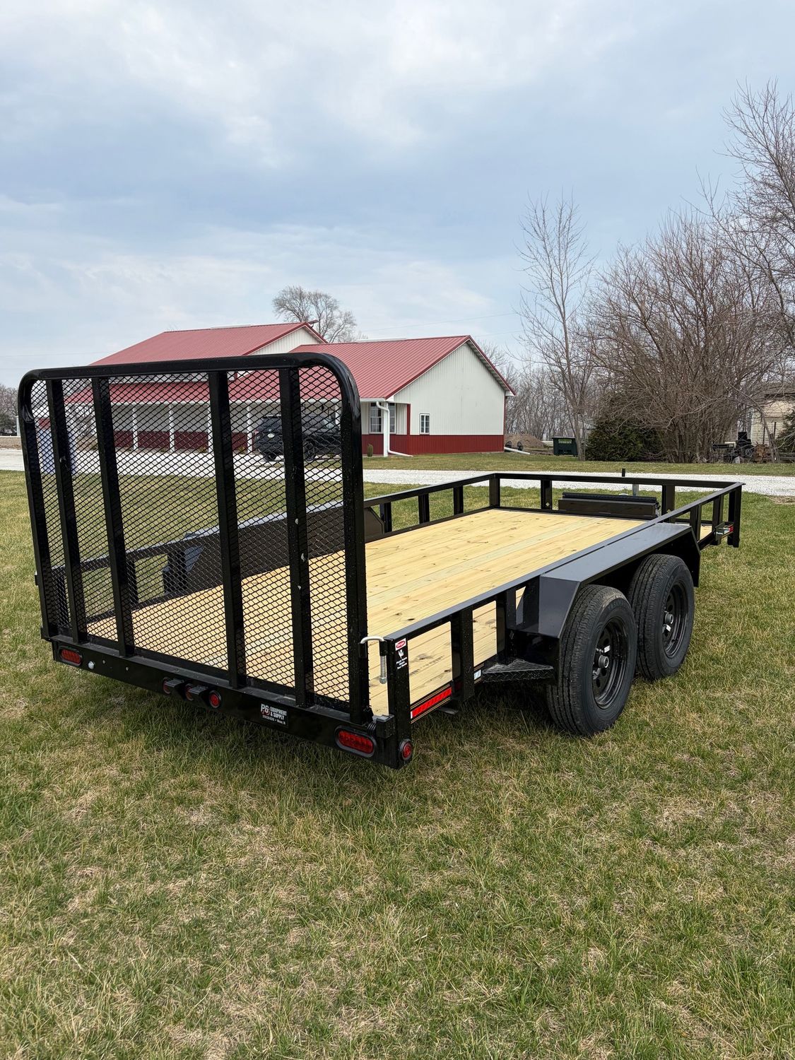 Heartland 14' Tandem Utility Trailer Extra Wide W/ Tool Box