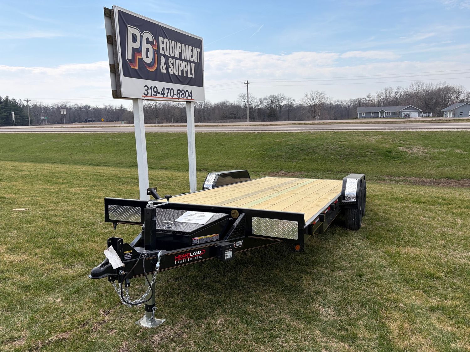 Heartland 20' Car Hauler W/ Tool Box 5200#