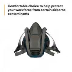 3M™ Rugged Comfort Quick Latch Half Facepiece Reusable Respirator- Large