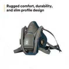 3M™ Rugged Comfort Quick Latch Half Facepiece Reusable Respirator- Large