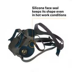3M™ Rugged Comfort Quick Latch Half Facepiece Reusable Respirator- Large