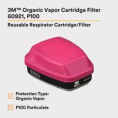 3M™ Organic Vapor Cartridge/Filter 60921- pk of 2