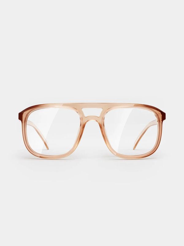 Stoggles Aviator Safety Glasses, Redwood, Medium