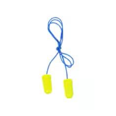 3M™ E-A-Rsoft™ Yellow Neons™ Earplugs 311-1250, Corded, Poly Bag, Regular Size - Individual pair